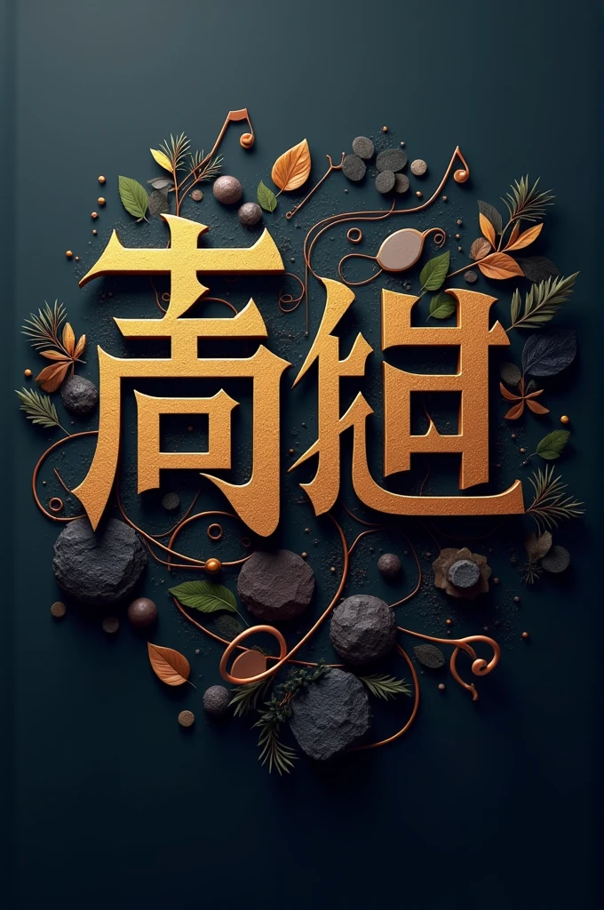 GI text logo, correct text, organised text, extreme detail, 4k, masterpiece artworks, abstract arts, musical theme background