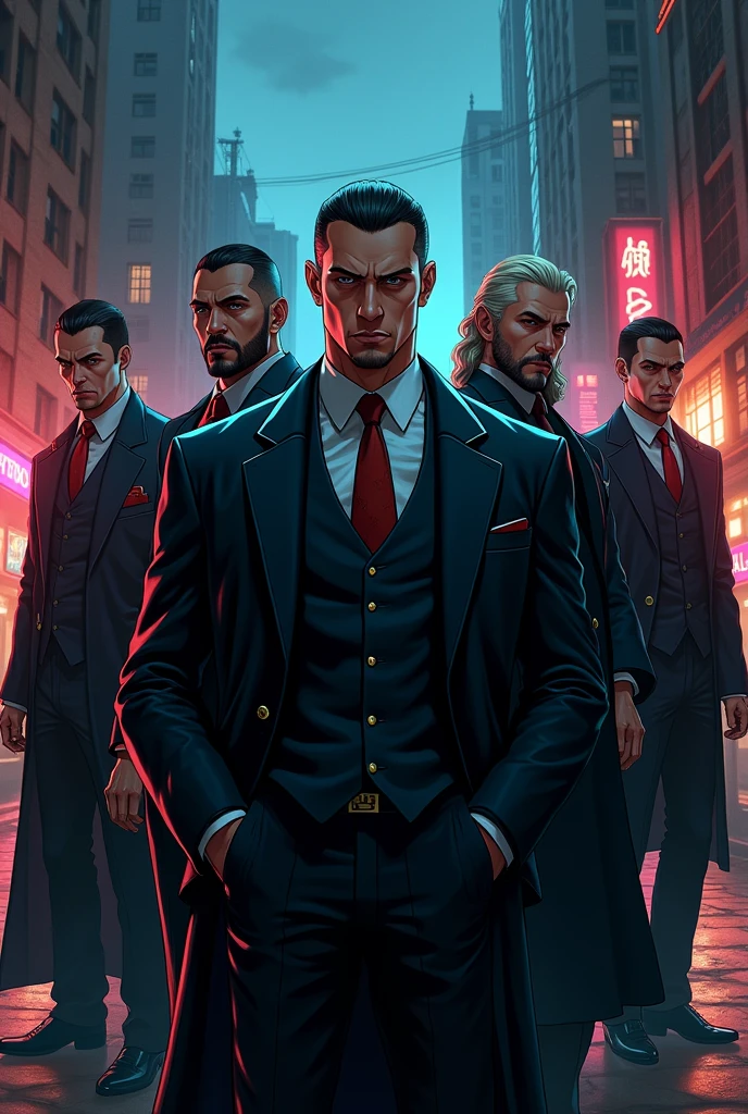 a powerful russian mafia in anime version