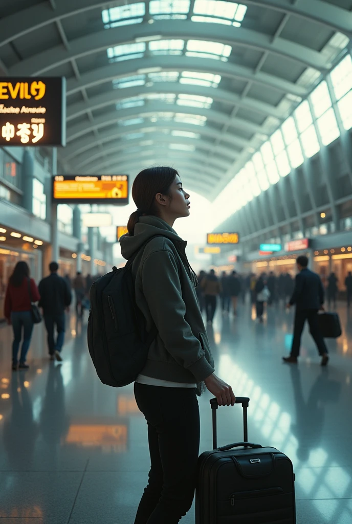A picture of me at the airport