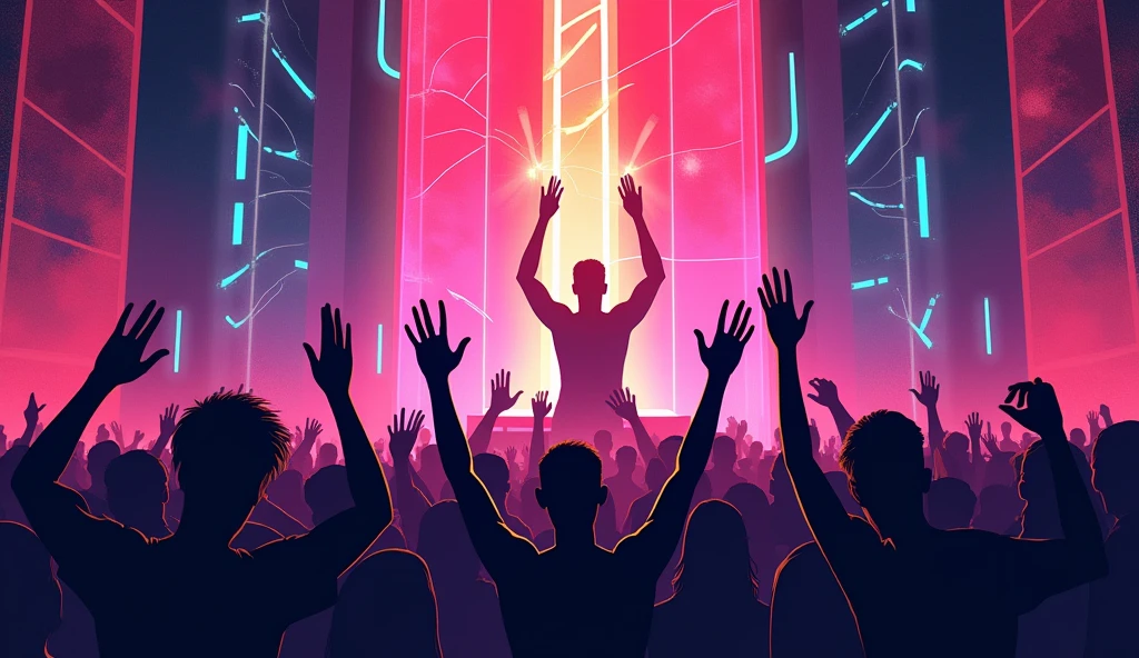Elevate the Night,edm, eletronic music, illustration