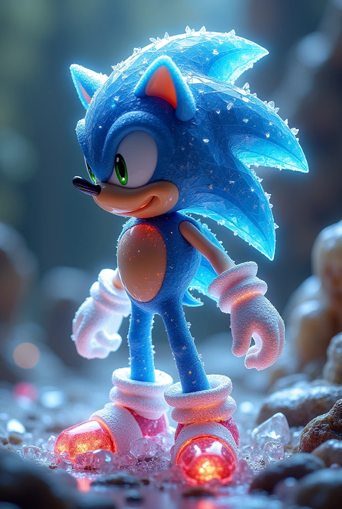 sonic made of crystals