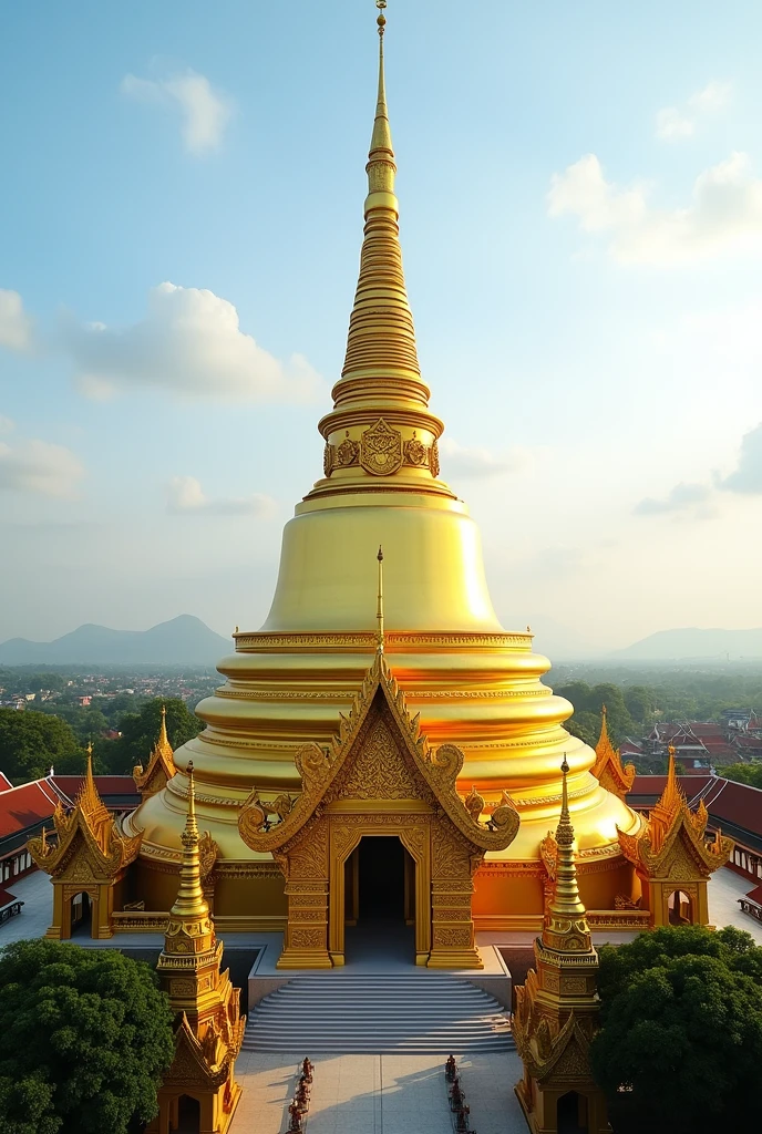 Create photo about thadluang in laos
