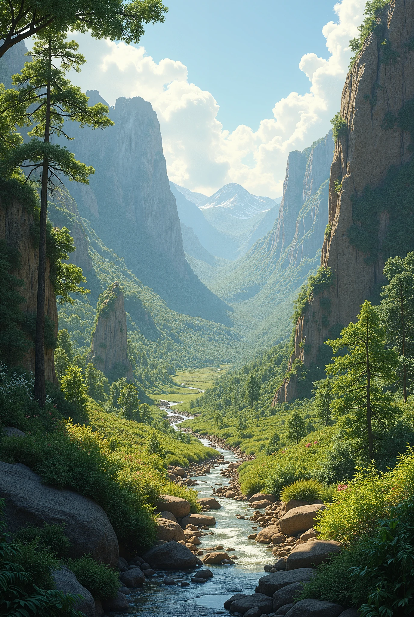 Dinosaur habitat image to paint so that there are no dinosaurs just the place where they lived