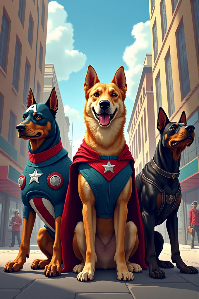 Avengers but dogs
