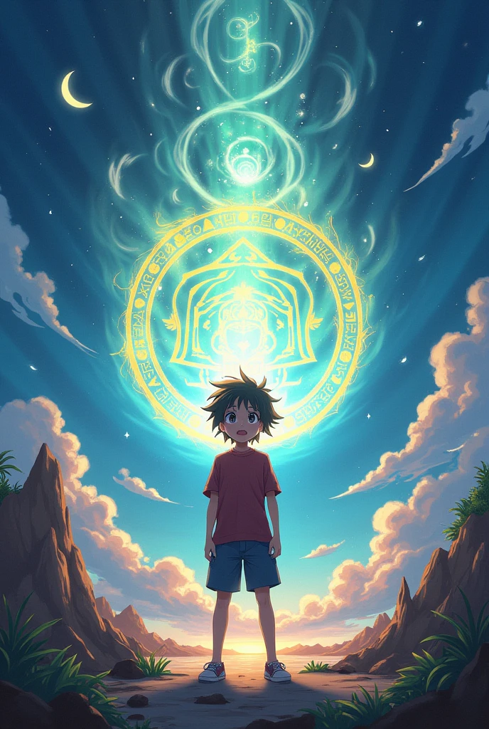anime When he opened it,