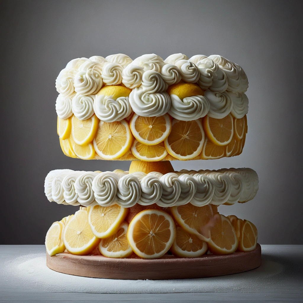Cream cake,Fruit dynamic effect,Vibrant and bright colors