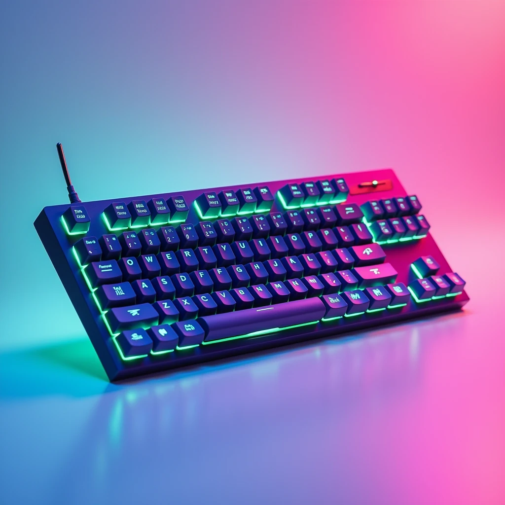 Create keyboard for Marketing ,bright tone , bright colors
