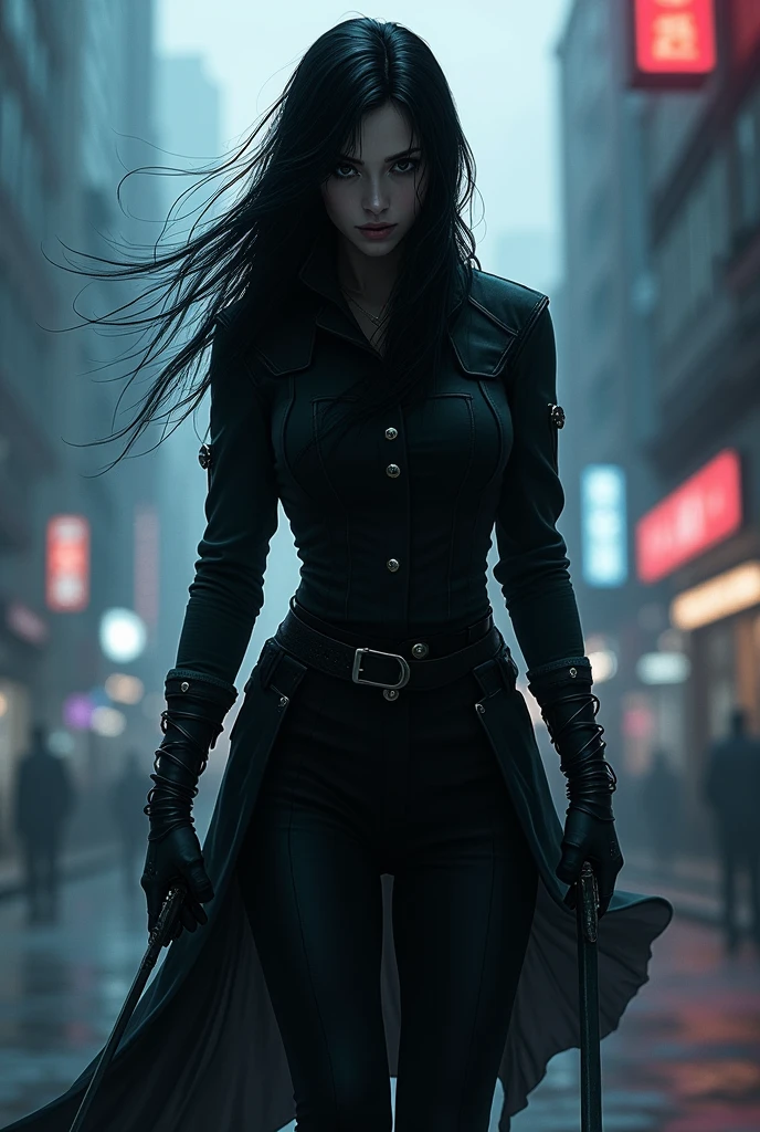 long black hair ps2 character similar to devil may cry 3