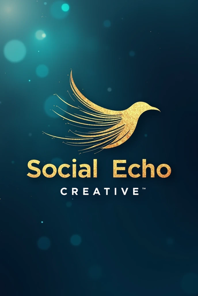 "Create an exquisite and high-definition logo that encapsulates 'Social Echo Creative' based on the third concept, which intertwines the freedom of creativity and the breadth of influence. The design should incorporate the imagery of a bird in flight, leaving behind a trail that transforms into a pattern symbolizing echoes or reverberations. This emblem will convey the agency's prowess in crafting messages that soar across the social media landscape, leaving a lasting impact.
### Essential Design Elements:
- Core Imagery: Illustrate a bird in mid-flight with an elegant and streamlined silhouette, symbolizing the agency's creativity taking flight. The trail left by the bird should gracefully transition into rhythmic waves or patterns that evoke the idea of an echo or ripple effect in the social media realm.
- Color Scheme: Use a blend of blues and teals to represent the digital and social media aspect, with hints of vibrant colors like turquoise or gold in the bird's trail to signify innovation and the transformative impact of the agency's work.
- Typography: The name 'Social Echo Creative' should be integrated using a sophisticated yet contemporary font that complements the logo's imagery without overpowering it. The typography should embody the agency's dynamic and forward-thinking ethos.
- Style and Texture: Aim for a design that balances artistic flair with professional elegance. Consider incorporating subtle textures or gradients to add depth to the bird and its trail, enhancing the logo's visual appeal and the metaphor of spreading influence.
### Design Considerations:
- The logo must be versatile, maintaining its integrity and recognizability across various mediums, including digital platforms, print materials, and merchandise.
- Ensure the logo is scalable, with clear details in both large-scale applications and when reduced to smaller sizes for social media icons or business cards.
- Provide the final design in multiple file formats, including vector (AI o