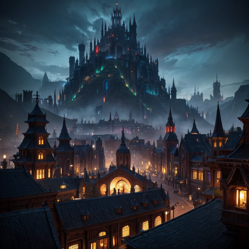 Elves City, Destiny Shadowkeep Theme City.