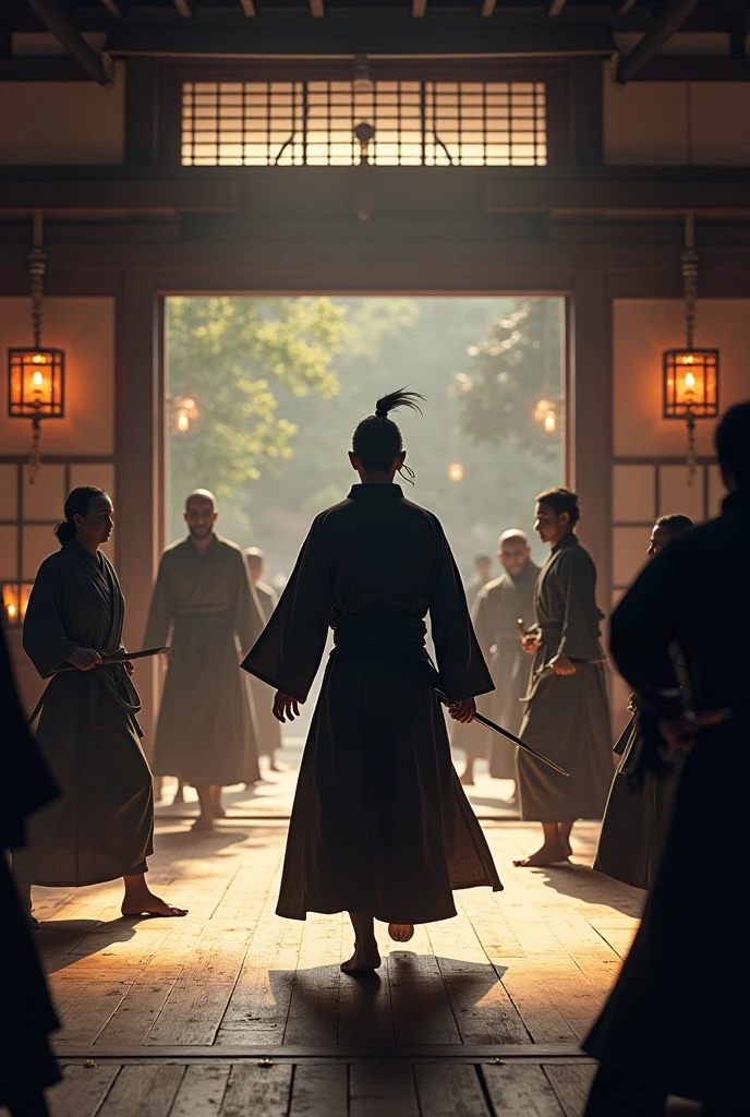 ninja dojo seen from the inside