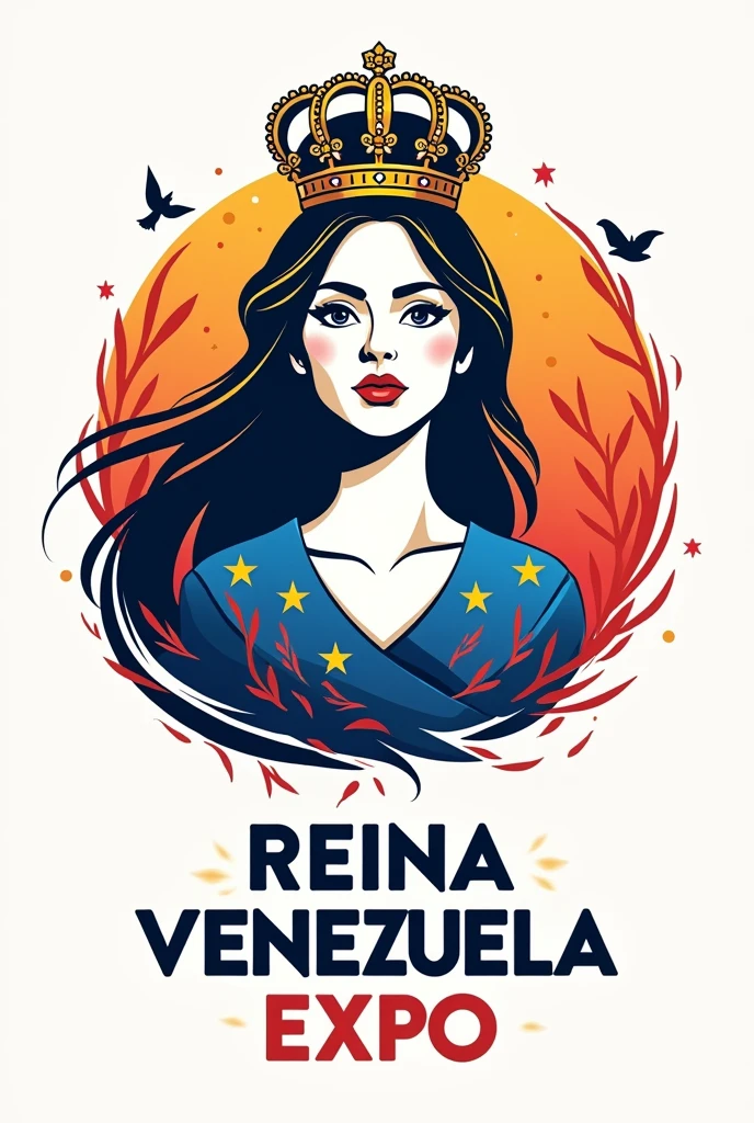 Reina Venezuela Expo logo without background