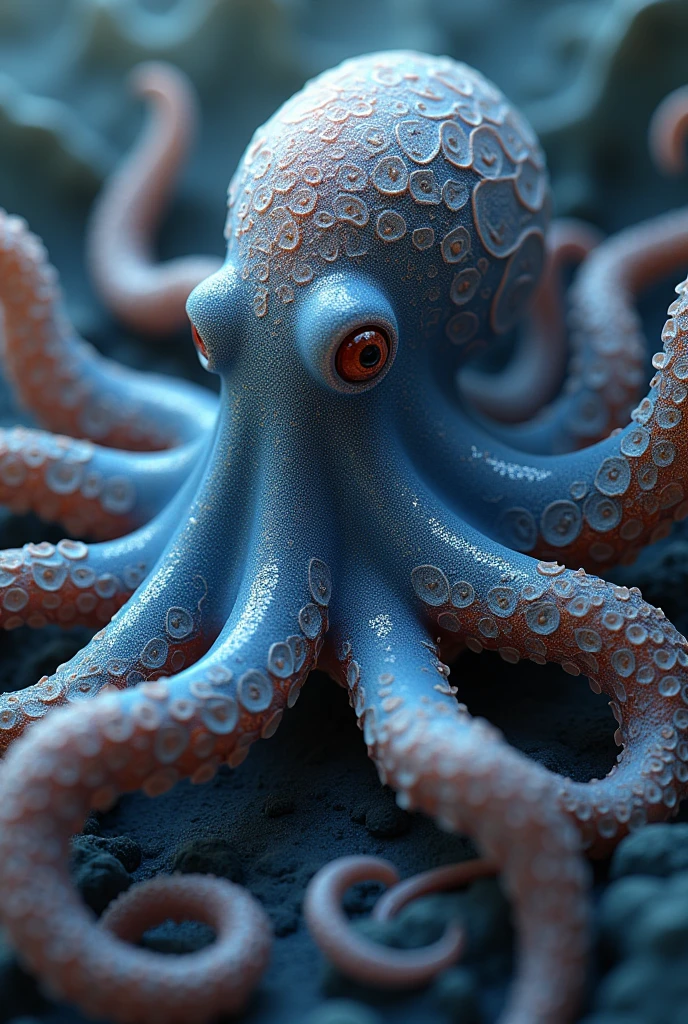 Octopus in fractal art style、masterpiece、最high quality、high quality、High resolution、16K、born、超High resolution、超detailedな、detailed、Very delicate and beautiful、A highly detailedd、