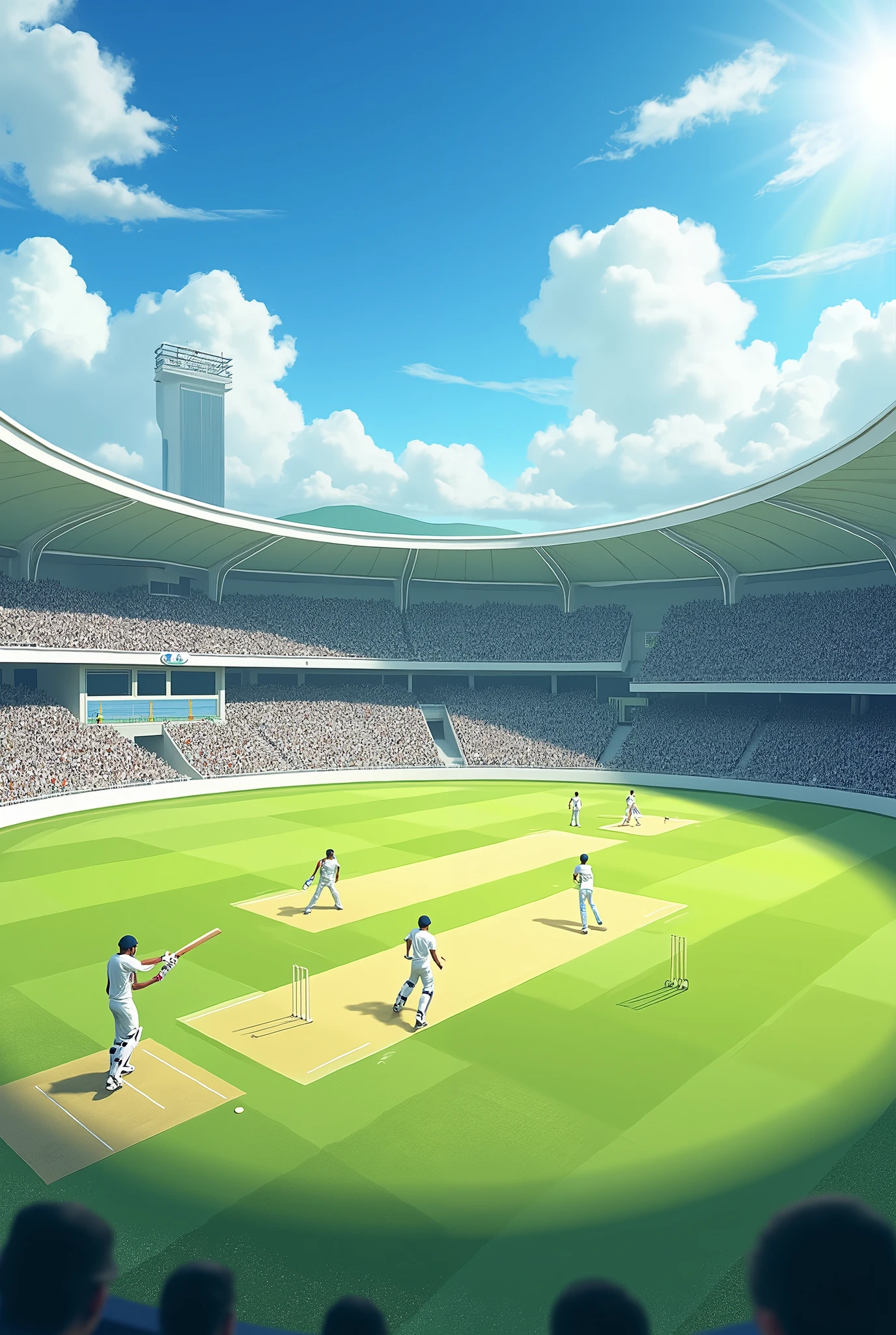 i need cricket ground photo center ai can get to baground that photo