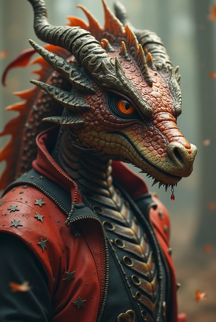 Pretty half man half dragon