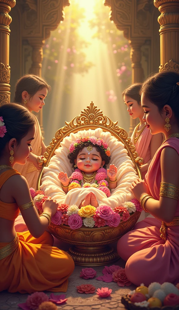 shree krishna janmashtami illustrator
