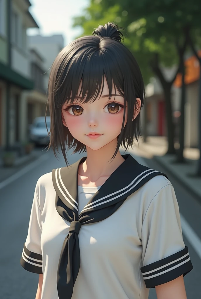 Realistic glowing skin, (sweating:1.8),Stand backwards,Look back at your face,Always look at the camera,(sweating:1.8),(I can see her small beautiful nipples:1.2),,(whole body:1.8),(Shiny, slimy, realistic white skin:1.9),White socks, (Black leather shoes:1.8),
,Cold look,Cold Stare,Black Hair,short hair,Tie your hair short,Silky translucent white skin,,(Very detailed美しい顔), Great face and eyes, (Highest quality:1.4), (Very detailedな), (Very detailed CG 統合 8k 壁紙), Very detailed, High resolution raw color photos, Professional photography, Realistic portrait,Sweat,,(A Cup:1.9),(Flat Chest:1.9),(Very small breasts:1.9),(Breast augmentation:0.1),
, (少女のwhole bodyの詳細なRAW写真), Canon EOS R5 250mm, Sharp focus, Cinema Lighting, (No makeup:1.2), Fine skin, Delicate collarbone,,(Ultra-high resolution:1.6), (Realistic:1.6),,(Japanese junior high school girls:1.9),(:1.9),(whole body:1.8)
