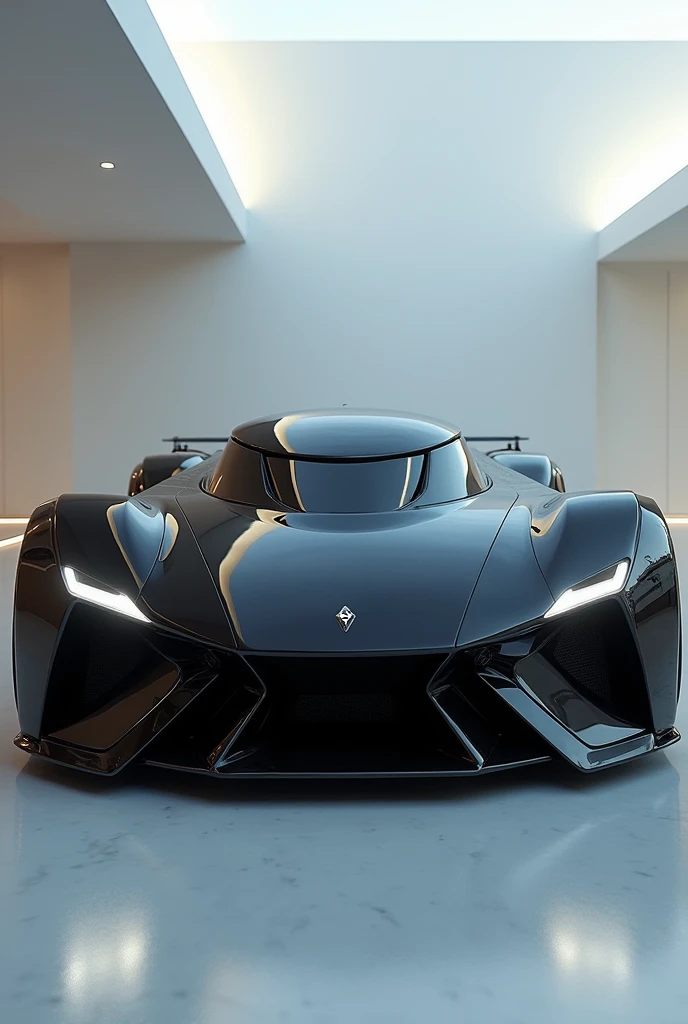Generate a car with black eyes wide doors plane white body minimal design, big height like combination 9f Mustang gt ,audi , Lamborghini, fortuner, bmw m5, Ford and Ferrari and like airoplane design primium with Bentley structure.lions eyes and eagle design