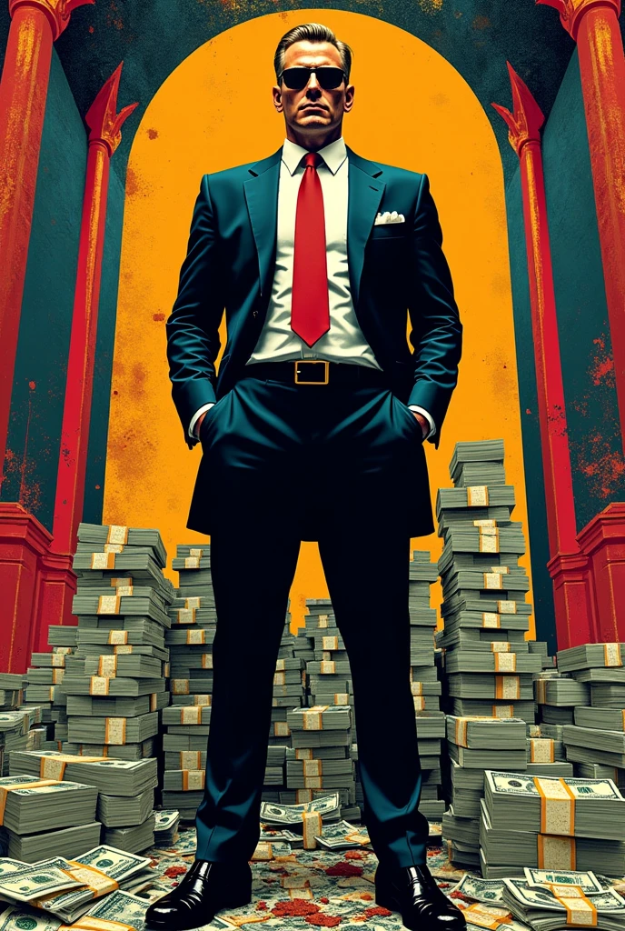 gangster, money , art , pop art