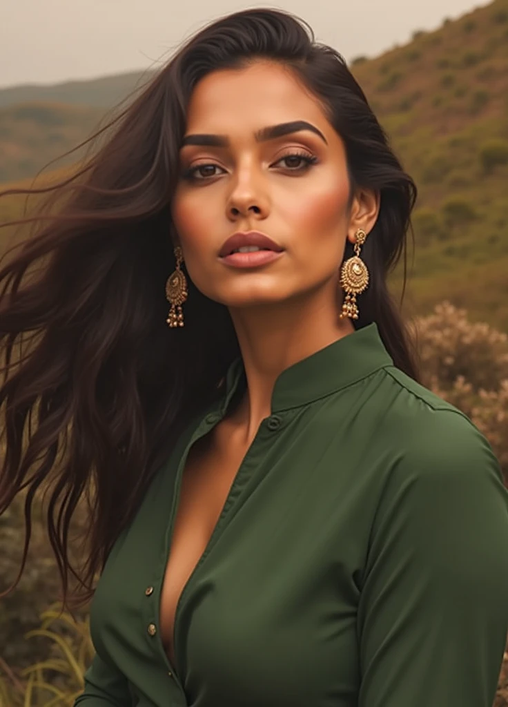 Indian woman bending down showing cleavage oversized blouse naked valley erotic sexy facial expressions prime professional lens