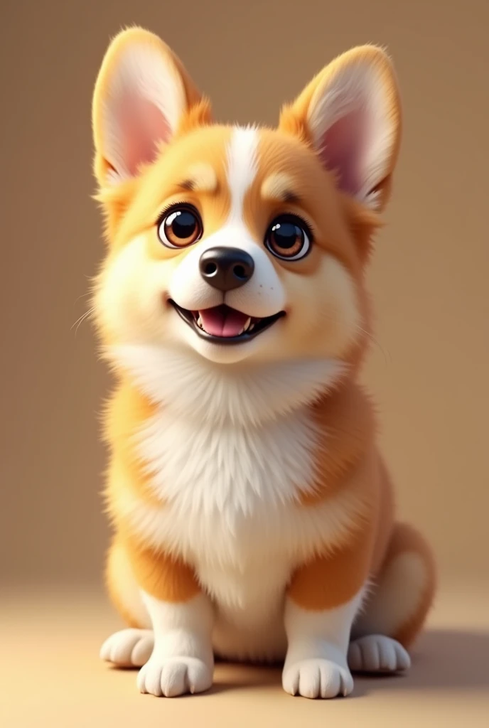 Corgi　Emo bread　Fluffy fur　cute real big shining eyes　A watery upward glance　Begging is good　I want to play with you　Active　glutton　Gourmet　fluffy　