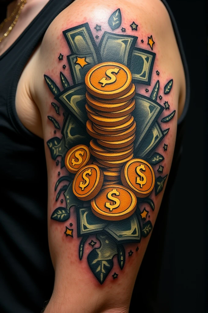 Money tattoo