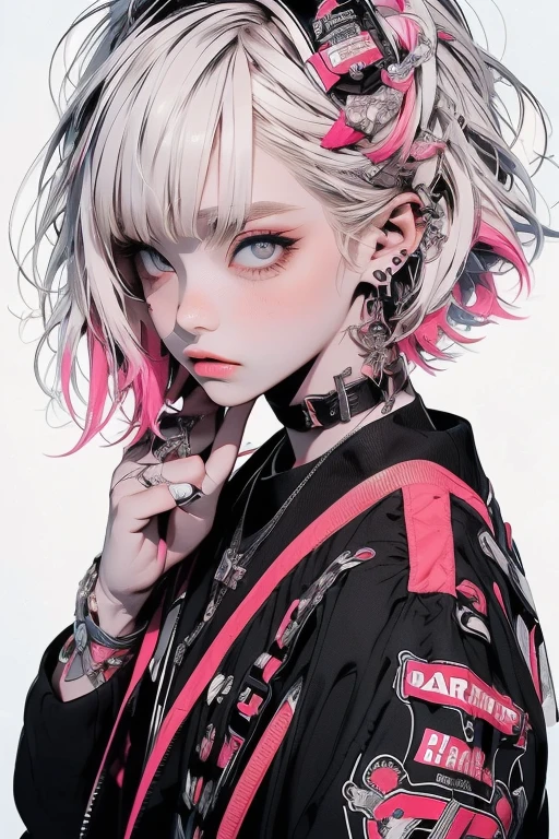 ((((dramatic))), (((Grainy))), (((intense))) film poster featuring a young platinum white hair woman as the central character. She stands have confidencely in the center of the poster, wearing a stylish and edgy Harajuku-inspired hip hop Costume, with a determined Performance on her face. The background is aesthetic atmospheric dark and Grainy, With danger and tension. The article is bold and to attract attention, with a Catchy tagline that adds to the overall feeling of drama and excitement. The color palette is mainly dark with splashes of Vibrant neon colors, giving the poster a dynamic and visually impressive appearance,tachi-e
(magazine:1.3), (cover-style:1.3), fashionable, woman, Vibrant, Costume, Sexy seductive poses, front, colorful, dynamic, background, element, have confidence, Performance, Holding, statement, accessories, Majestic, Coiled, The surrounding area, touch, scene, article, cover, bold, to attract attention, title, stylish, font, Catchy, Heading, big, impressive, Modern, trend, concentrated, fashion,