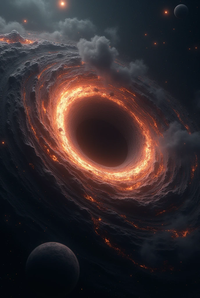 Black hole wipes out everything