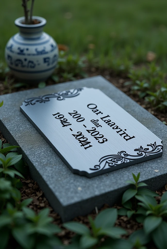 Create a Grave plate
2004-2027