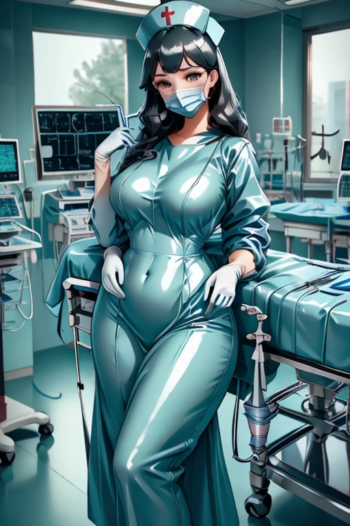 nurse uniform,hospital, latex nurse suit,nurses,busty,elbow gloves,labcoat,black hair woman,red eyes , gigantic ,medical instruments,asian nurse,two nurses,speculum,examination room,oversize ,big ass ,strap on, lay on table ,legs spreaded,giving birth,gyno chair , dentist,Milf,latex,black uniform,oversize breasts