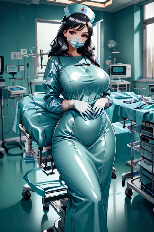 nurse uniform,hospital, latex nurse suit,nurses,busty,elbow gloves,labcoat,black hair woman,red eyes , gigantic ,medical instruments,asian nurse,two nurses,speculum,examination room,oversize ,big ass ,strap on, lay on table ,legs spreaded,giving birth,gyno chair , dentist,Milf,latex,black uniform,oversize breasts