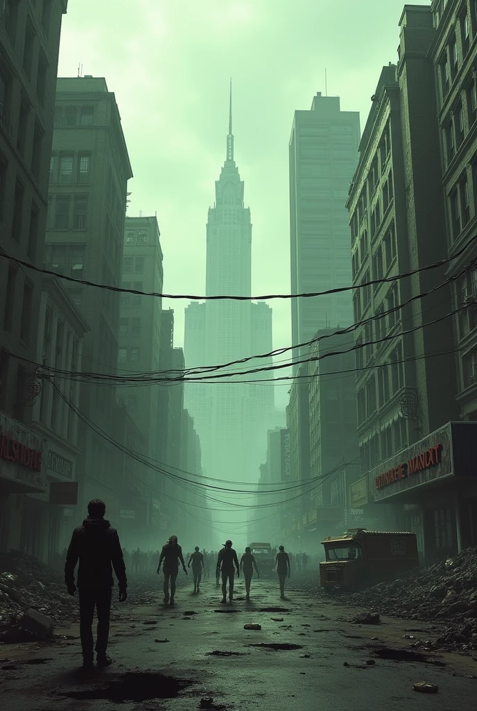 a zombie city