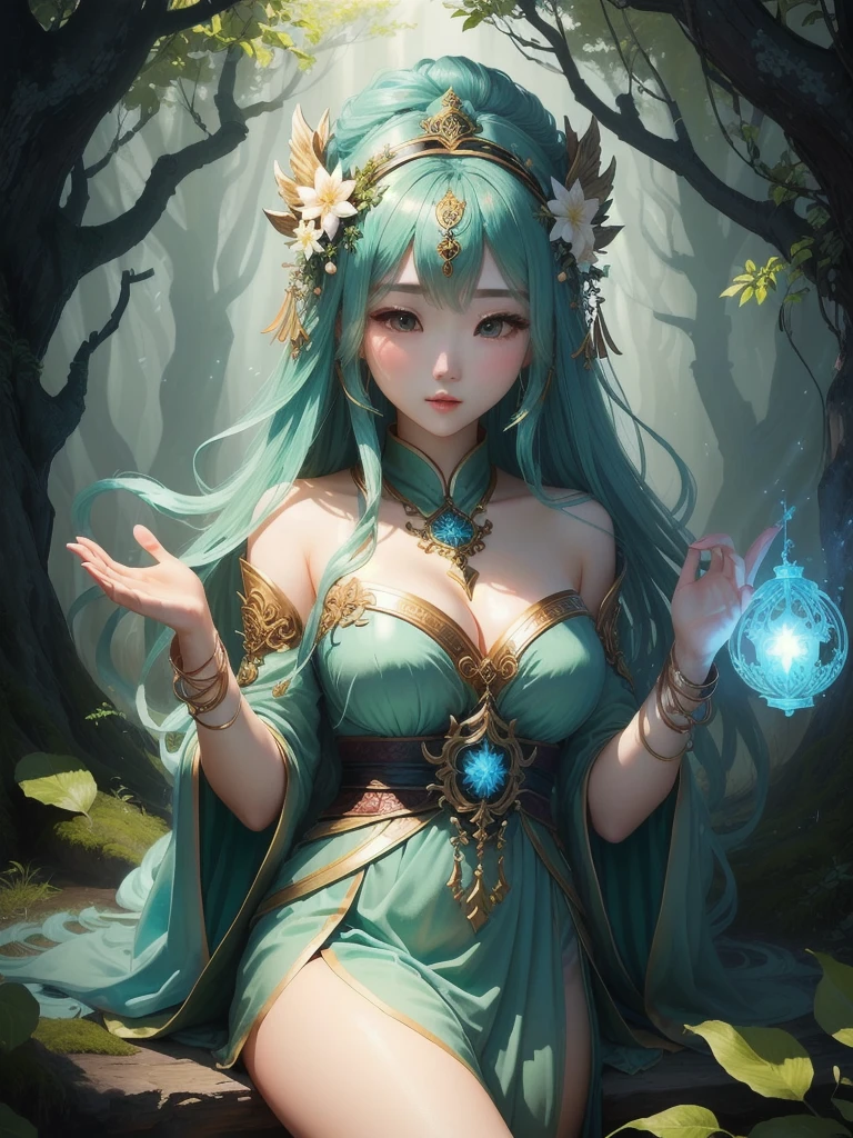 Goddess of Nature。mystery。fantasy。Silence