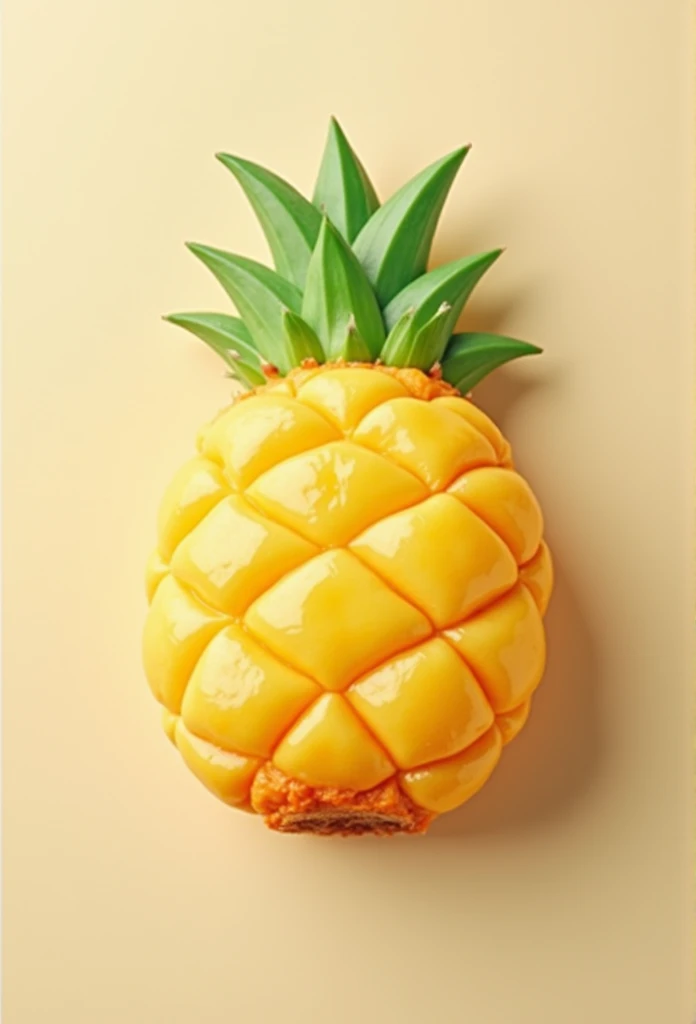 Commercial Photography, Pineapple pastry, poster, Fresh style background, elegant, Booth Lighting, attractive, True to life colors, Ultra HD