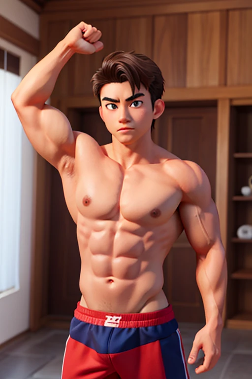 male、１６age、bodybuilder、