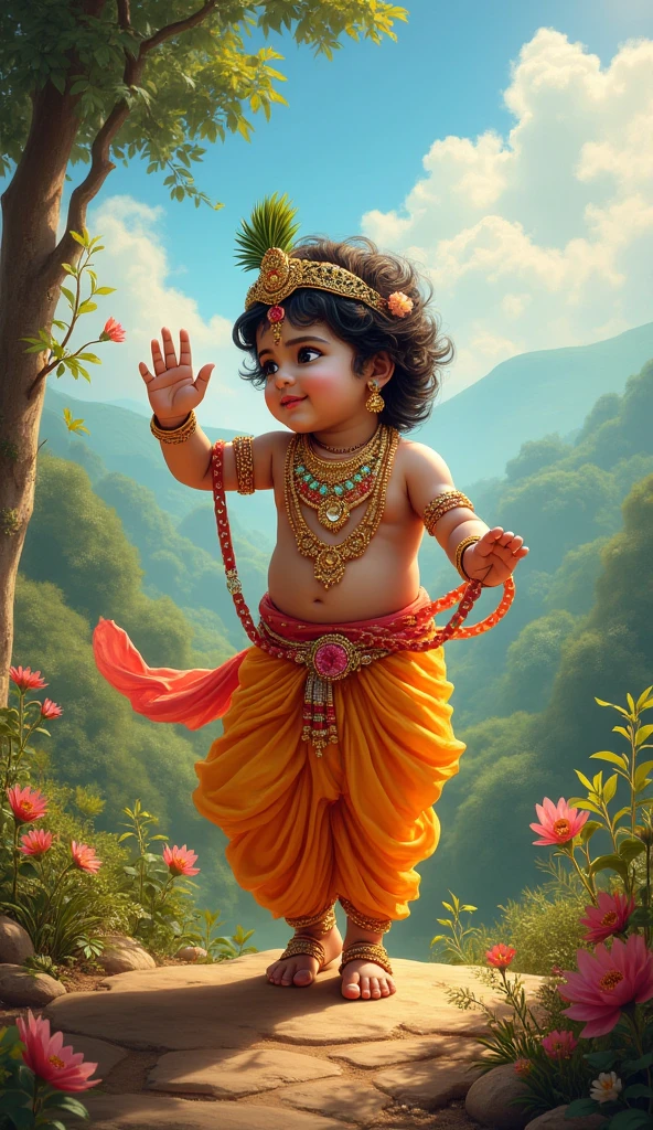 Janmashtami background 
