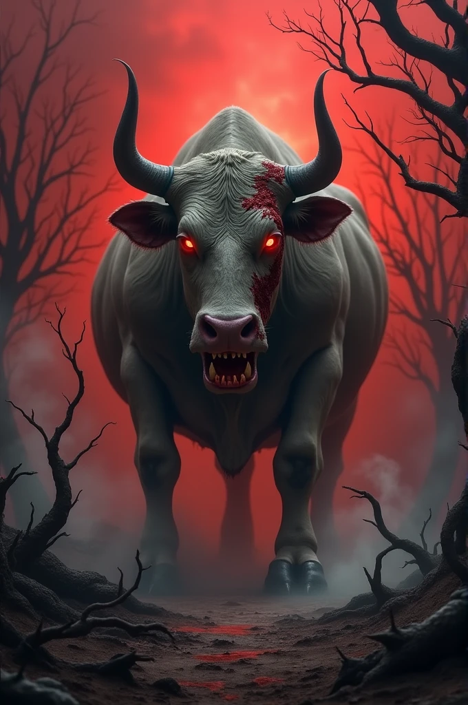 Horror cow