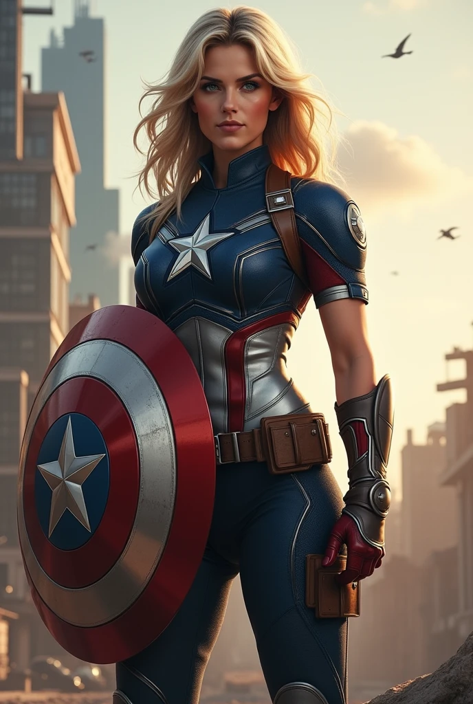 Captain America as a girl
