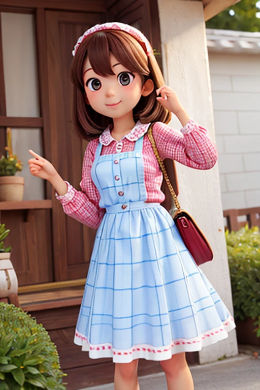 Gingham check clothes