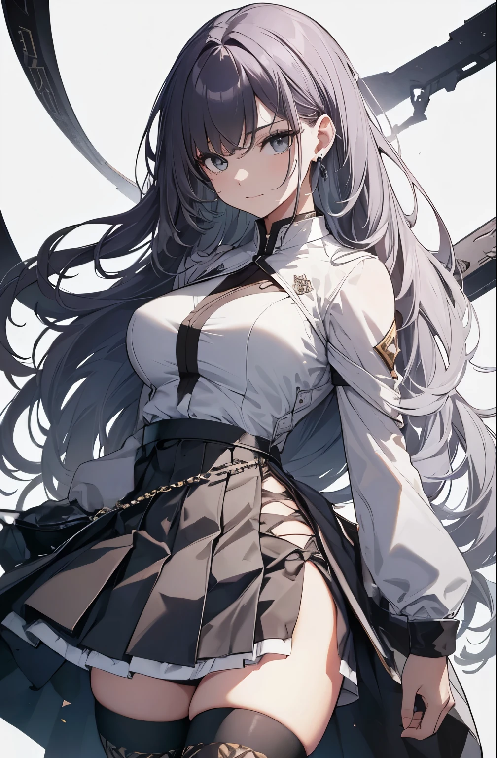 black high waist skirt、Tight Skirt、Skirt with slits