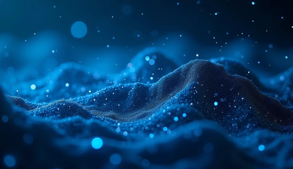a very futuristic tech blue background