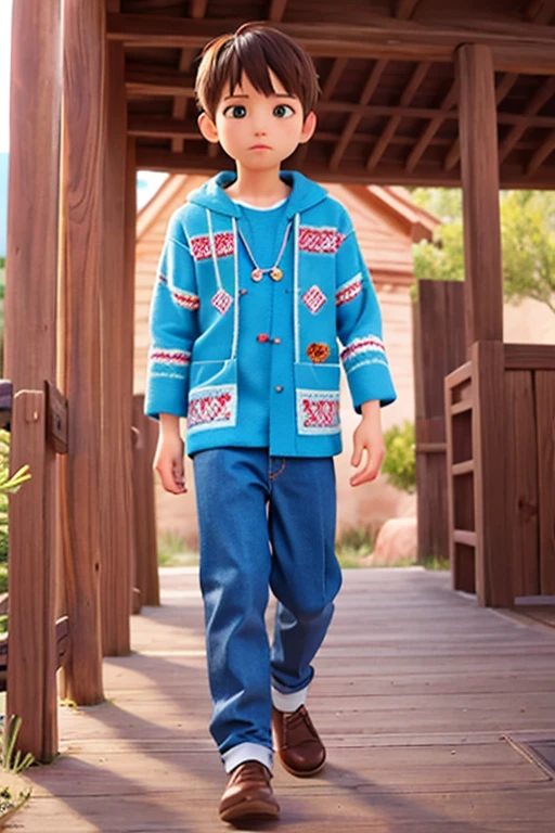 Chimayo patterned clothes、16age、male、