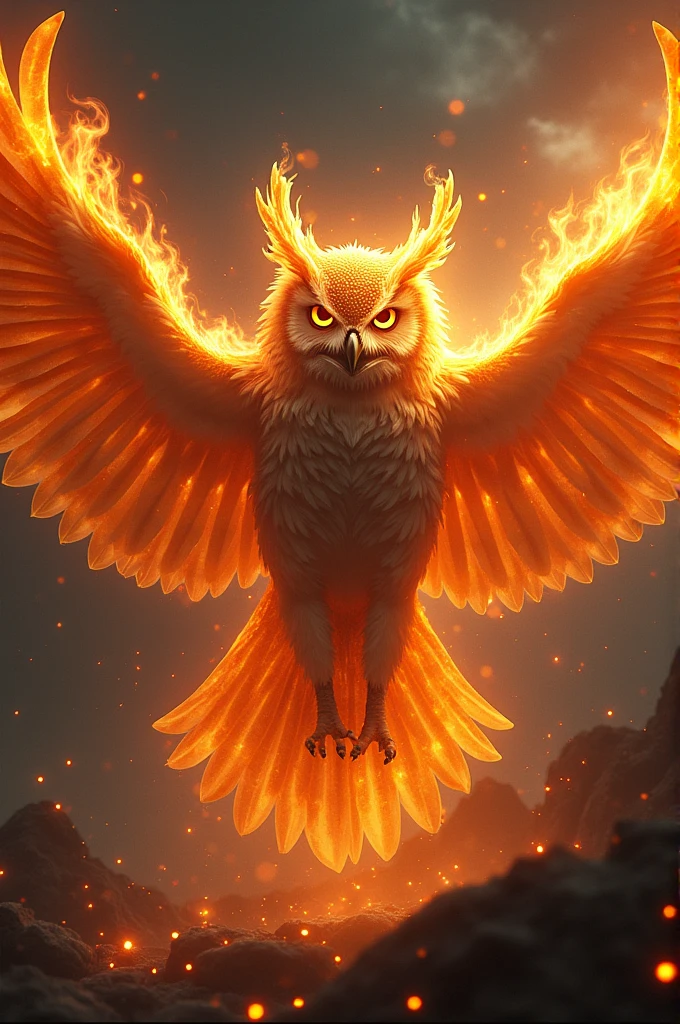 flaming owl