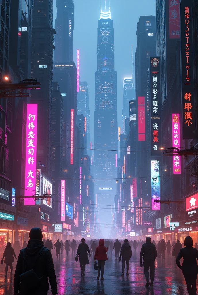 Rs8 neon city in tokio with neon light