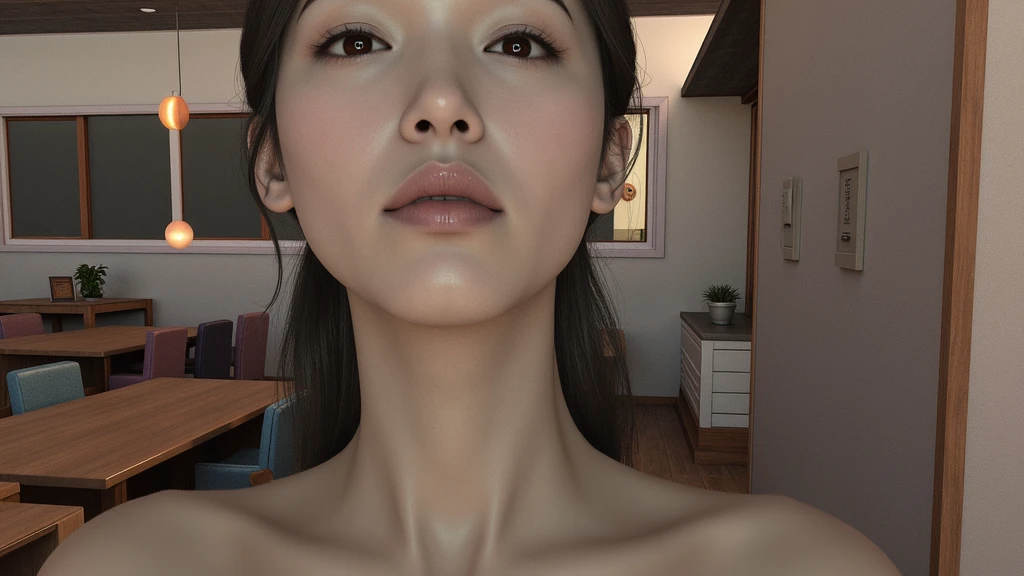 8K, Top Quality, Intricate Details, Ultra Detail, Ultra High Resolution, Masterpiece, close up shot, shot from behind, (Looking back), (full body: 1.1), Slender, Smile, (Makeup: 0.4), ,(( red eyes, black hair, bangs, long hair)), (Fluffy Eyes: 1.21), (()), 1girl, solo, 1 girl, ((Tifa,Tifa・lockhart,Final Fantasy 7,FF7,l)), close up shot, , ((tall)), (((fit body))), (((slim face))), sharp face, (()) ,(detailed face), sharp face, small lips, , ,(( ass up, butt cheek,)) ,, ,
((,naked nude )), , ((naked, )), detailed face, detailed breast, huge breast, detailed ass , detail nipples ,, Narrow Waist, Skinny, tall , 190 cm tall, Muscular, Navel, Exposed Abdomen, Pointed Chest,, Beautiful girl with accentuated slender abs: 1.4, Six Pack Abs: 1.4, , Perfect Body, detail legs, (( dark background)), black background,