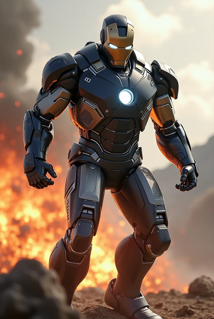 Create iron man using strong breaker