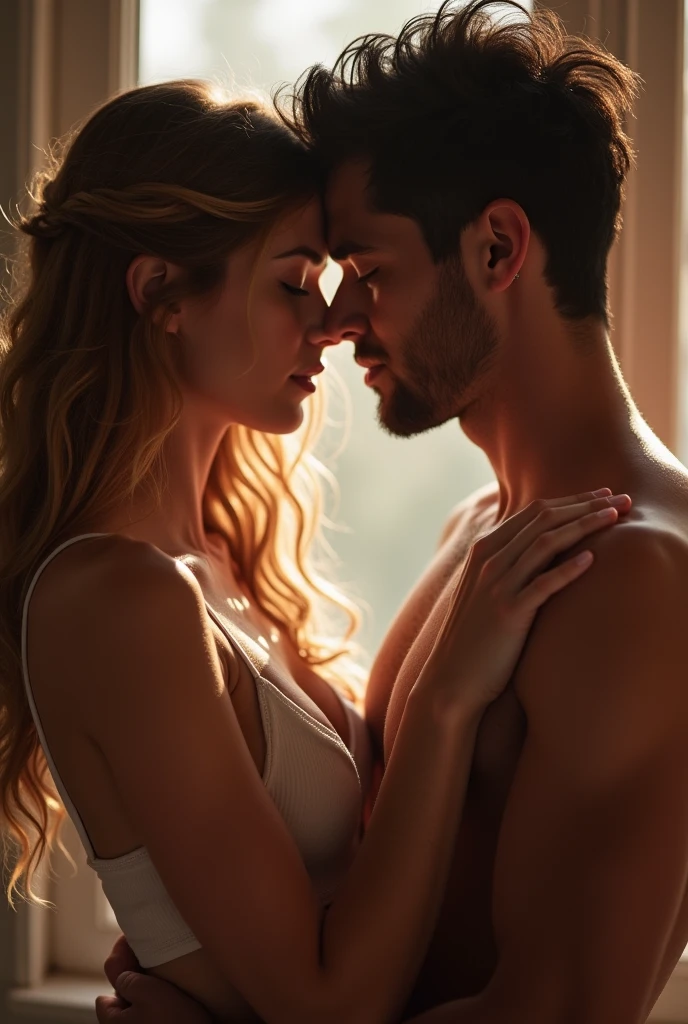 Generates a girl having sex with her boyfriend
