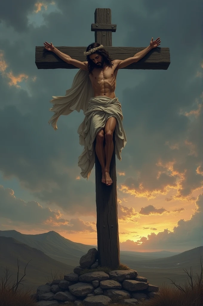 Generate an illustration of the Cross of Jesus Christ