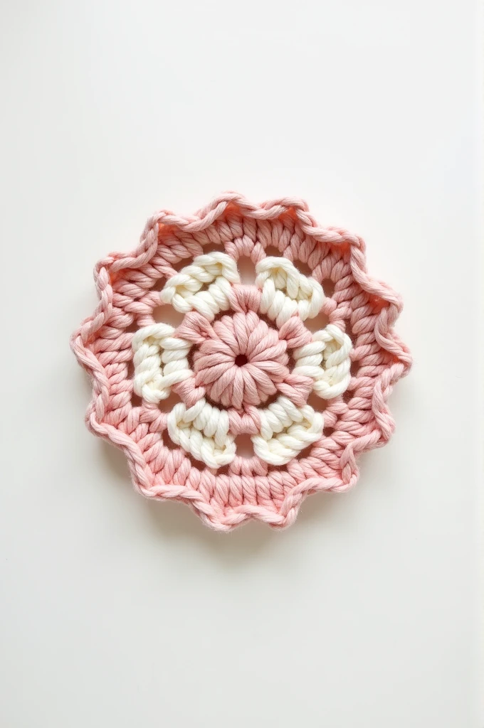 pfp for a crochet Instagram account named "ADORB crochets" minimalistic acubi aesthetic