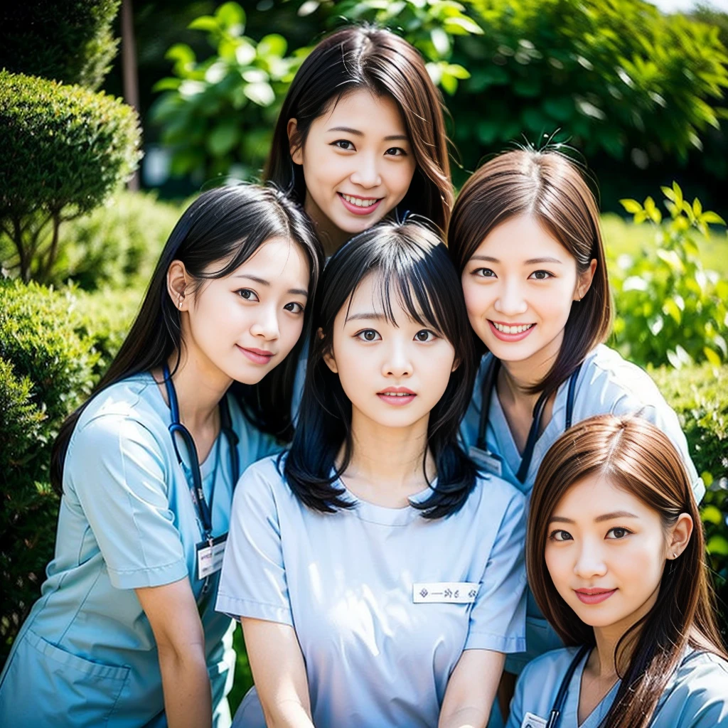 Please see the group photo of the nurses..。